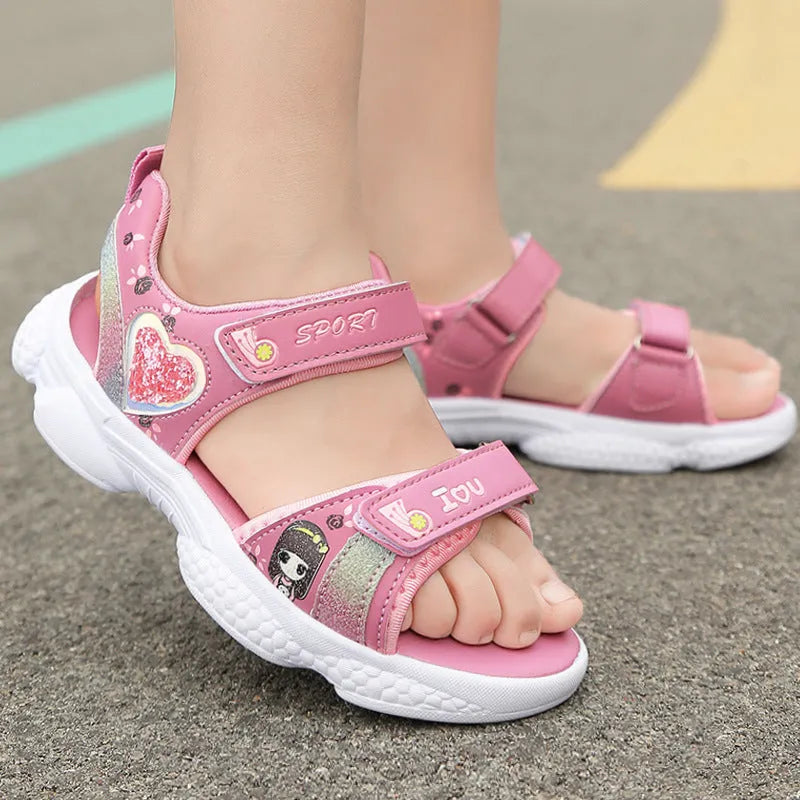 Zapatillas deportivas ligeras con suela suave para niñas