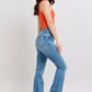 Judy Blue HW Tummy Control Vintage Wash Side Slit Slim Boot Jeans - Enfance-Heureuse