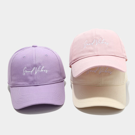 Fashion Letter Baseball Cap Show Face Small Female Japanese Style Artistic