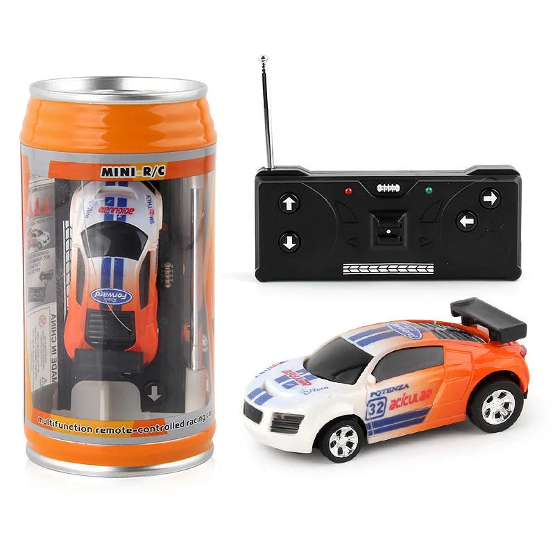 Coke Can Mini RC Radio Remote Control Micro Voiture De Course 4 Fréquences