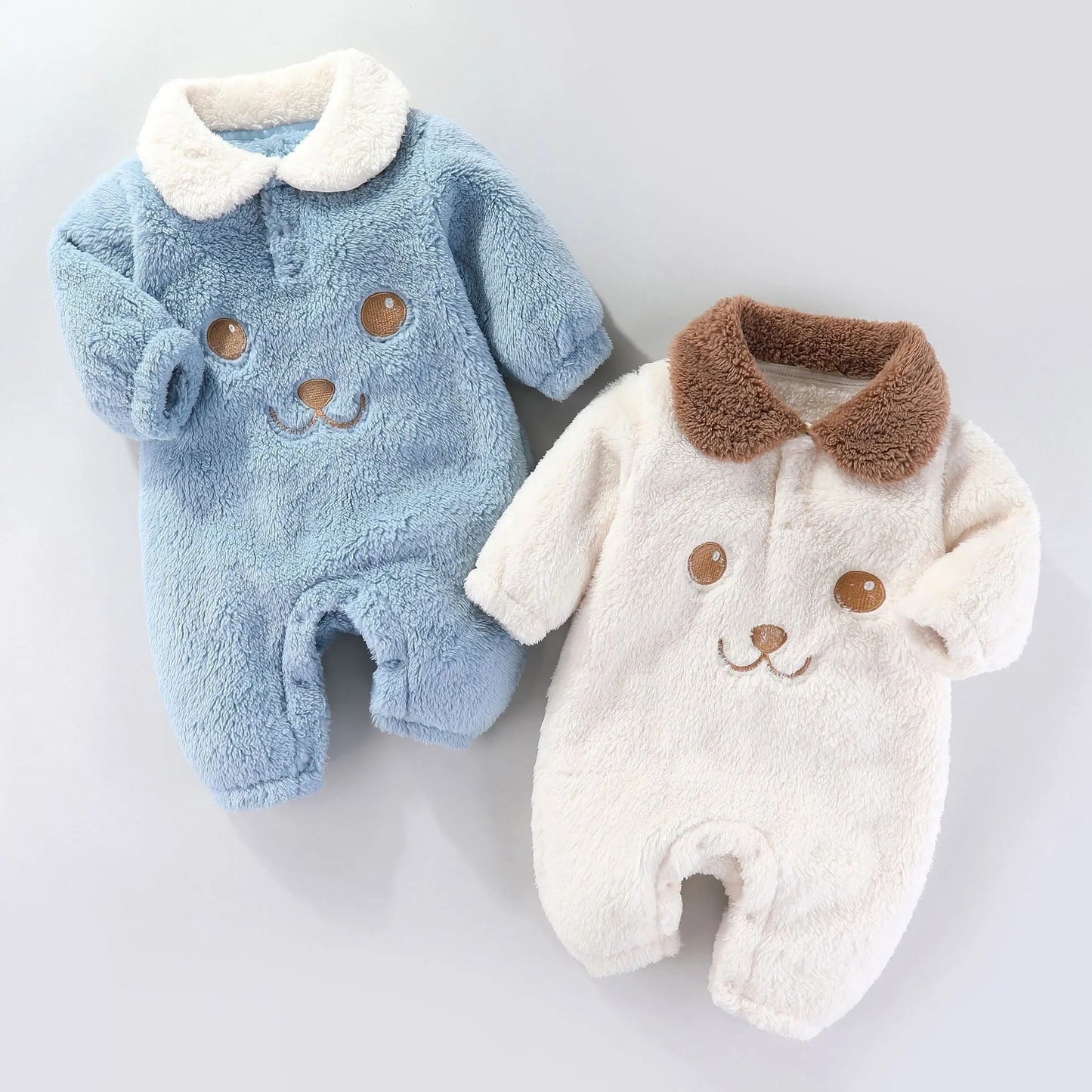 Keep Baby Warm Long Woolen Trousers Jumpsuit