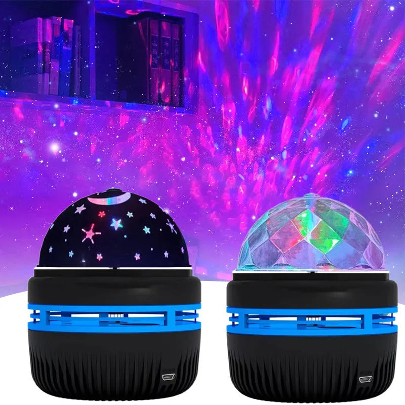 Aurora Atmosphere Projection Stage Lights, Empty Water Pattern Starry Sky