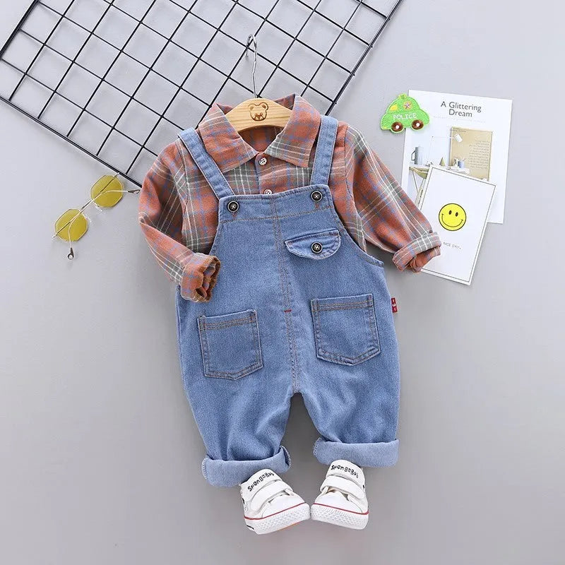 Dinosaur Bib Outfit Set - Enfance-Heureuse
