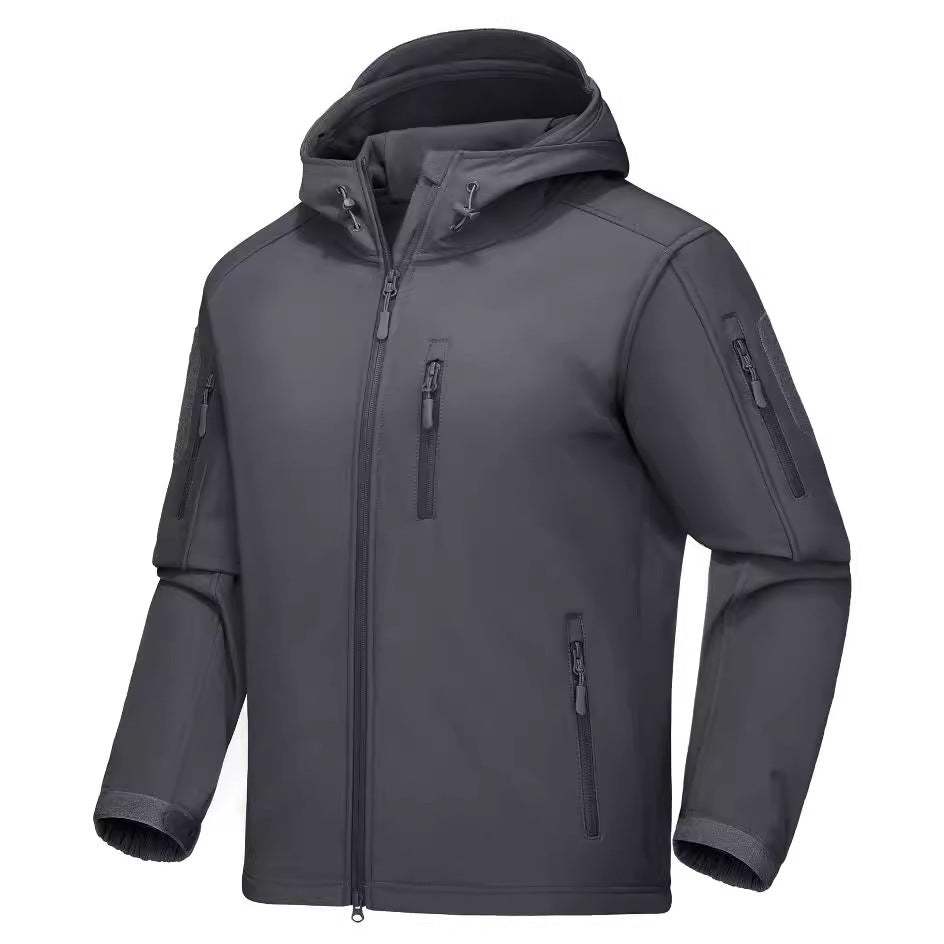 Hooded Outdoor Windproof Casual Men's New Loose Jacket - Enfance-Heureuse