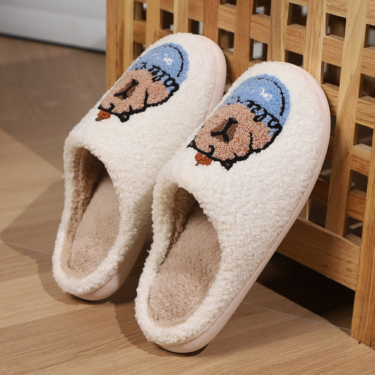Cute Capibala Cotton Slippers Cartoon - Enfance-Heureuse