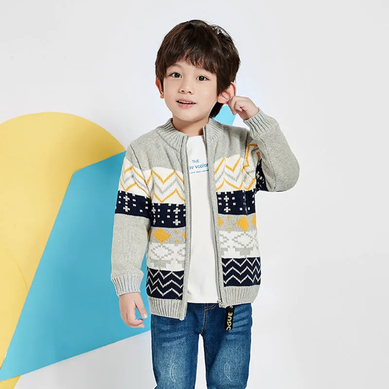 Cardigan en tricot épais pour enfants