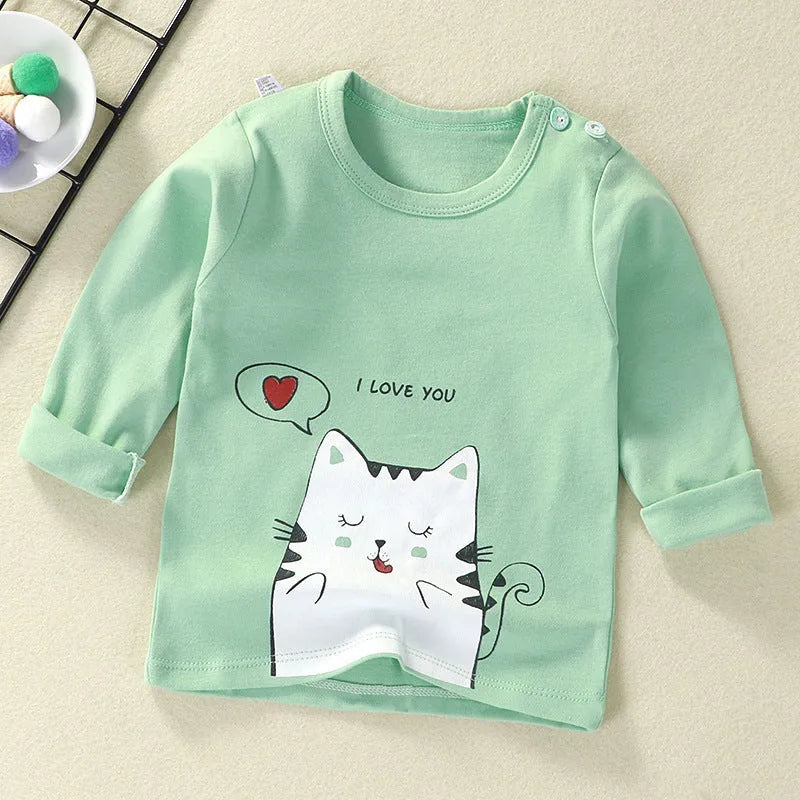 Boys Long Sleeved T Shirt Spring And Autumn Clothes