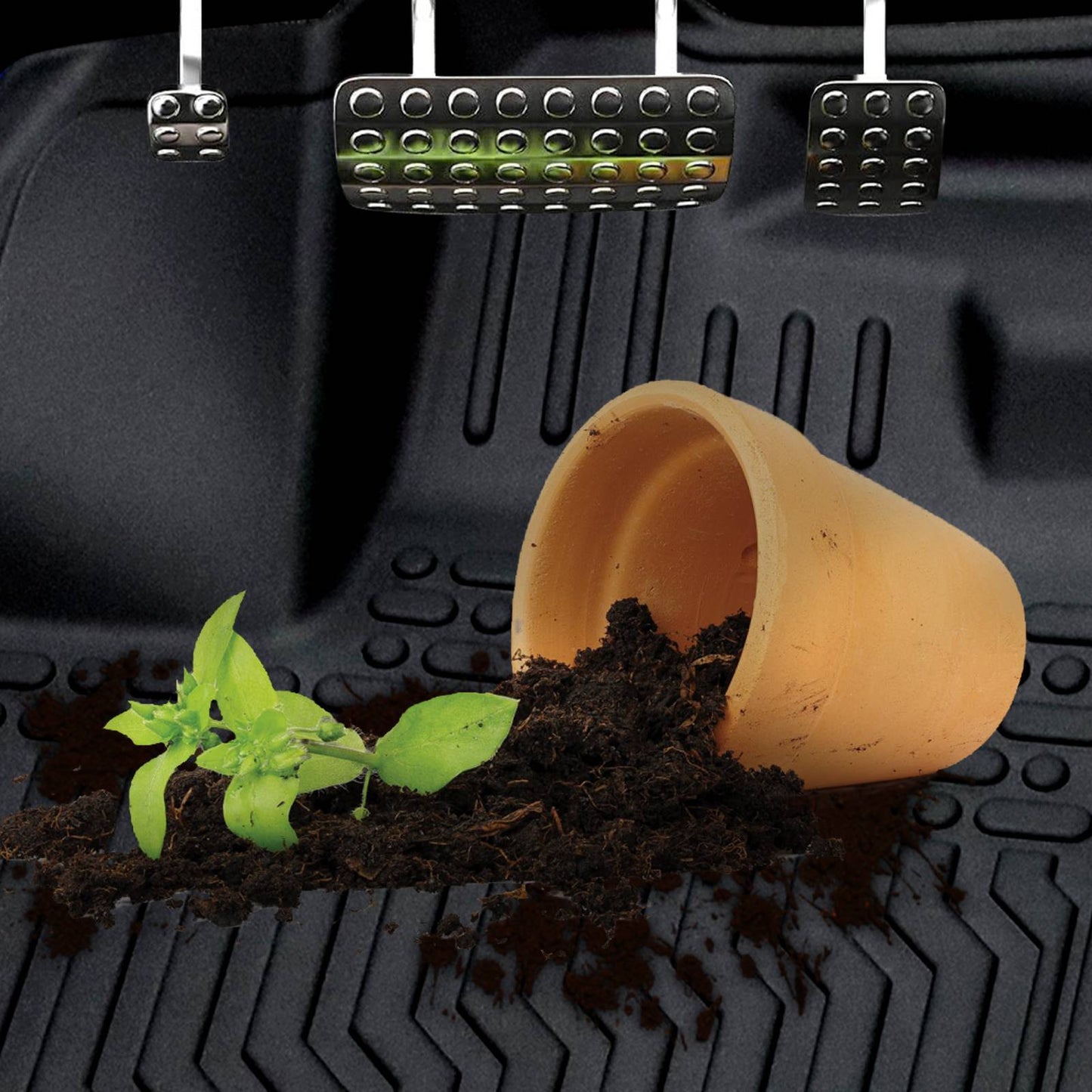 Car Floor Mats For 2023 CRV Hybrid Black All-Weather TPE Rubber Car Mats - Enfance-Heureuse