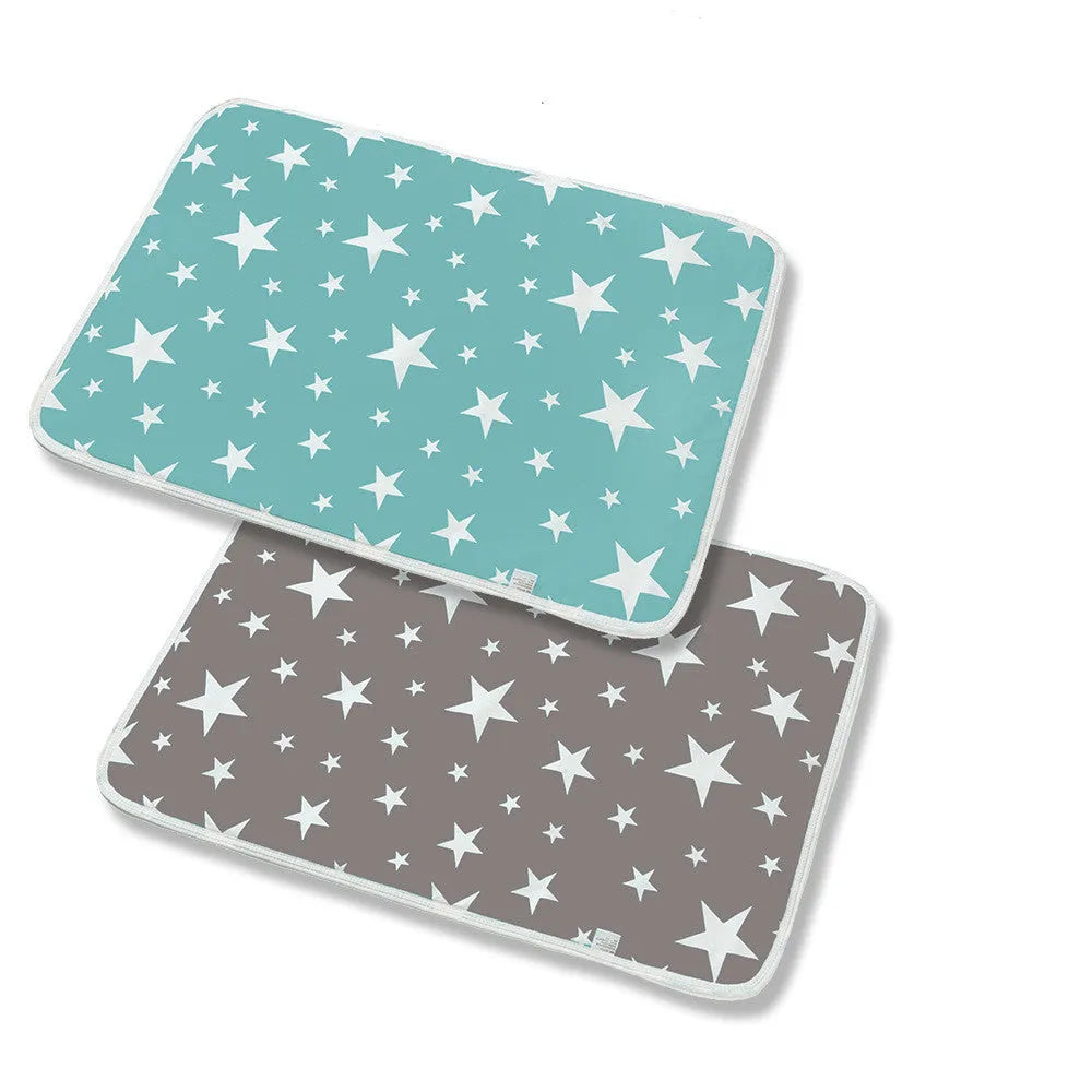 New Baby Breathable And Waterproof Cartoon Cotton Diaper Changing Pad